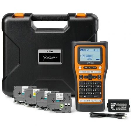 Brother P-Touch E560BTSP Rotuladora Profesional con Bluetooth y Kit de Cintas